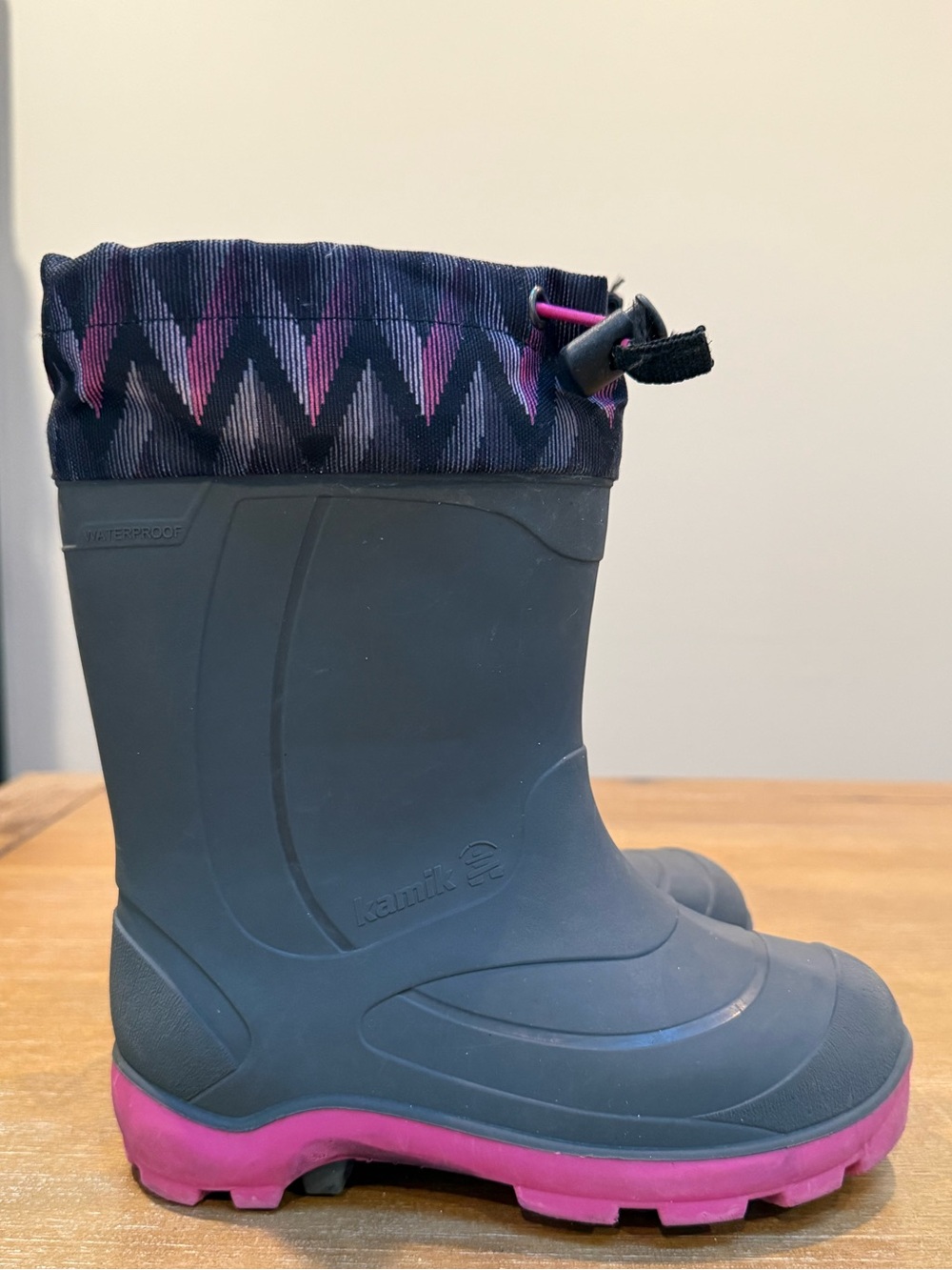 Kamik Kids Snobuster Winter Snow Boot Waterproof Insulated Sz 12
